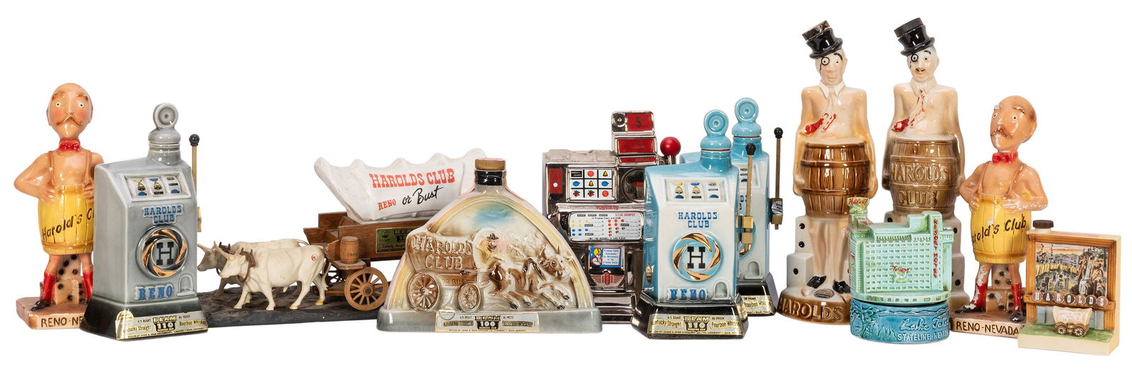 Harold’s Club / Casino Whiskey Decanters and (1 of 1)