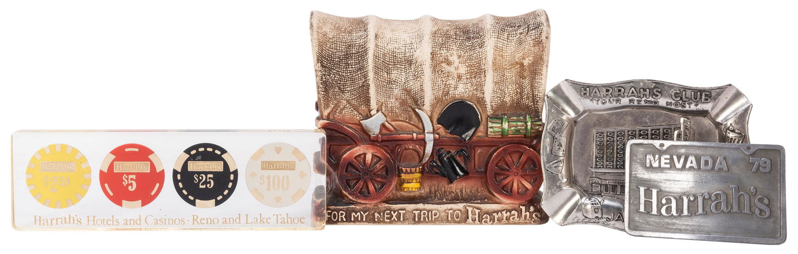 Harrah’s Casino Memorabilia Group. Including a (1 of 1)