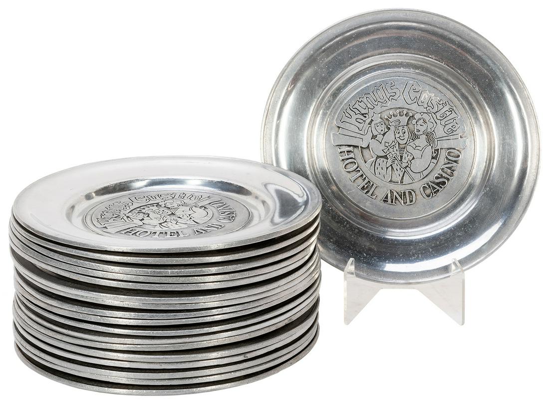 Lot of 18 King’s Castle Hotel and Casino Pewter (1 of 1)