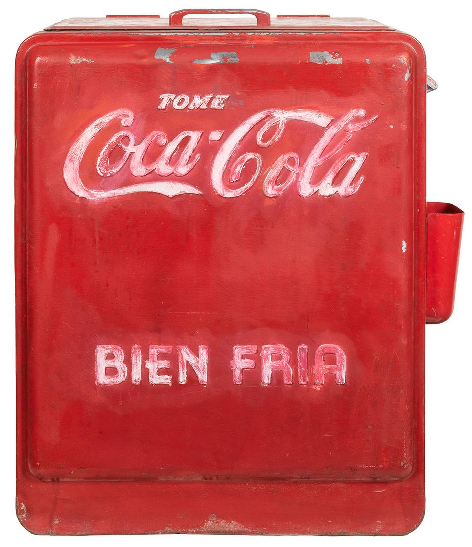 Mexican Coca-Cola Westinghouse Junior Ice Cooler. Circa (1 of 4)