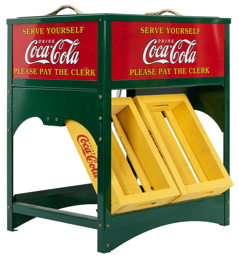 Coca-Cola Glascock Salesman Sample Cooler Repro. (1 of 3)