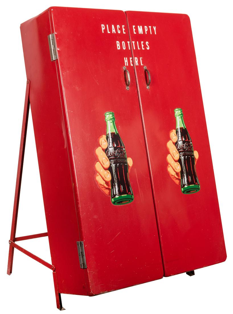 Coca-Cola Bottle Return Rack. Circa 1940s. Designed for (1 of 3)