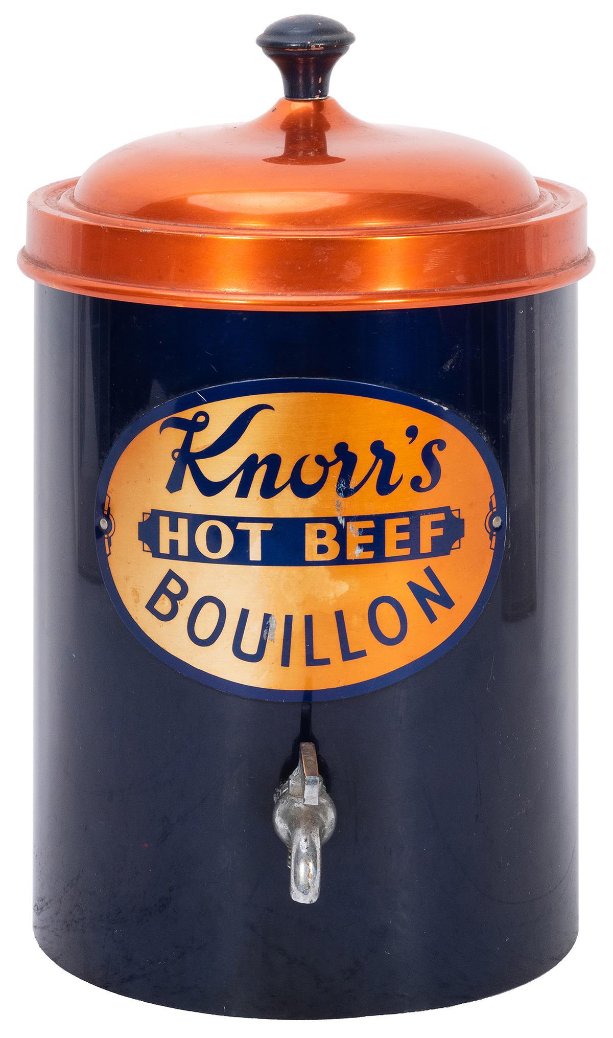 Knorr’s Hot Beef Bullion Dispenser. Circa 1940. (1 of 1)