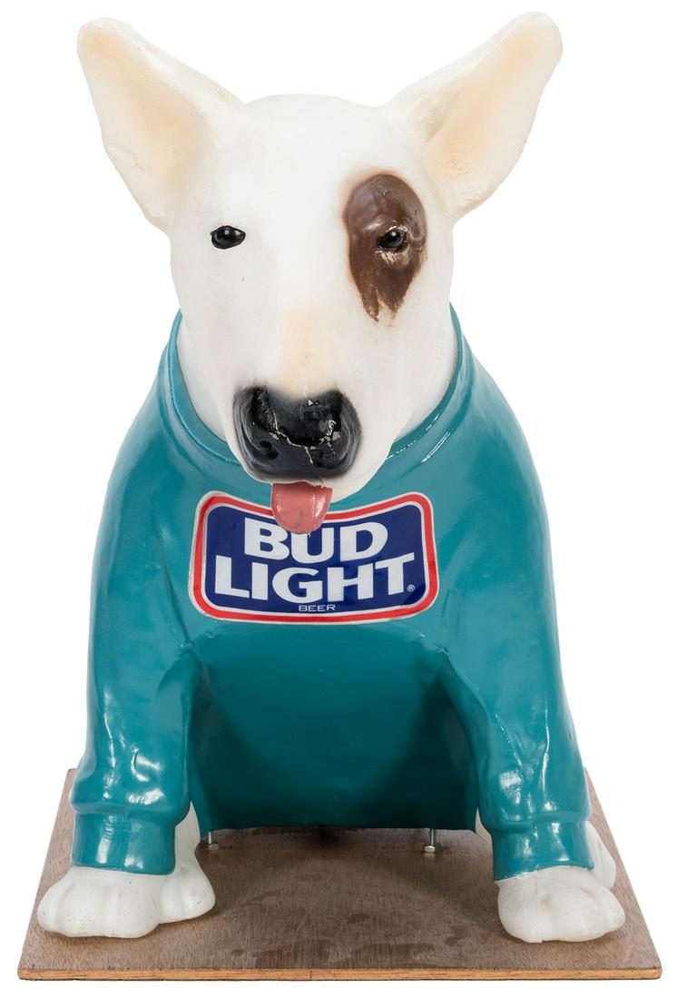Bud Light Spuds MacKenzie Lighted Figure. 1980s. Hard - Aug 29 ...