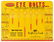 Androck Eye Bolts Hardware Store Display. Circa