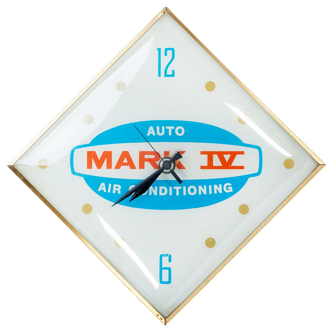 Mark IV Air Conditioning Pam Clock. Diamond-shaped (1 of 1)
