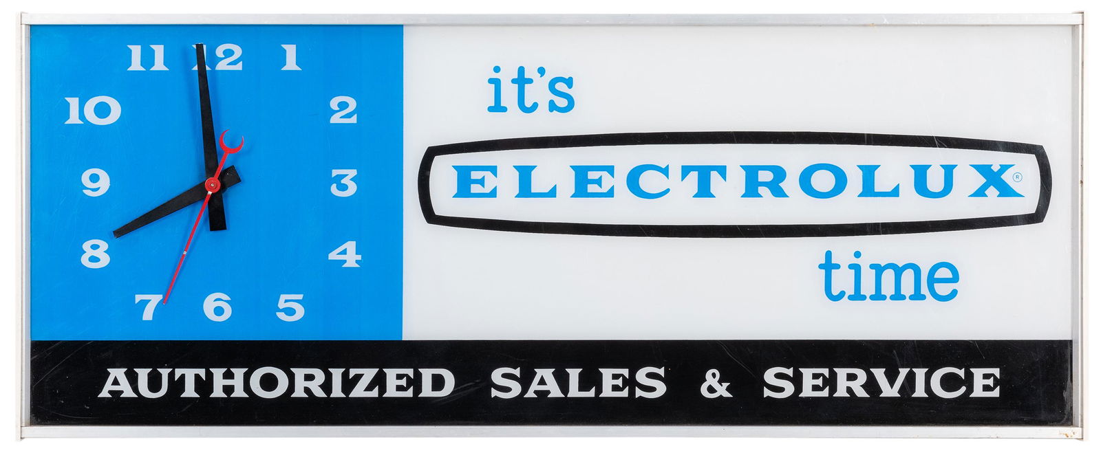 Electrolux Lighted Advertising Clock. Electric clock in (1 of 1)