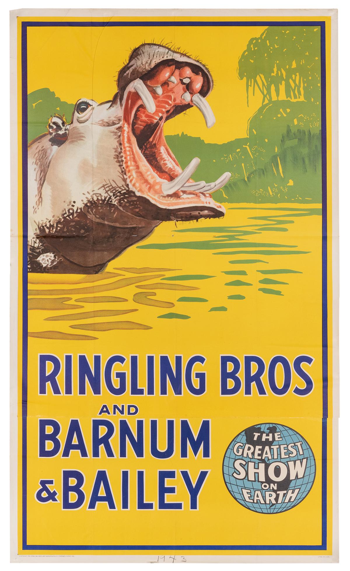 Ringling Brothers and Barnum & Bailey. Hippopotamus. (1 of 1)