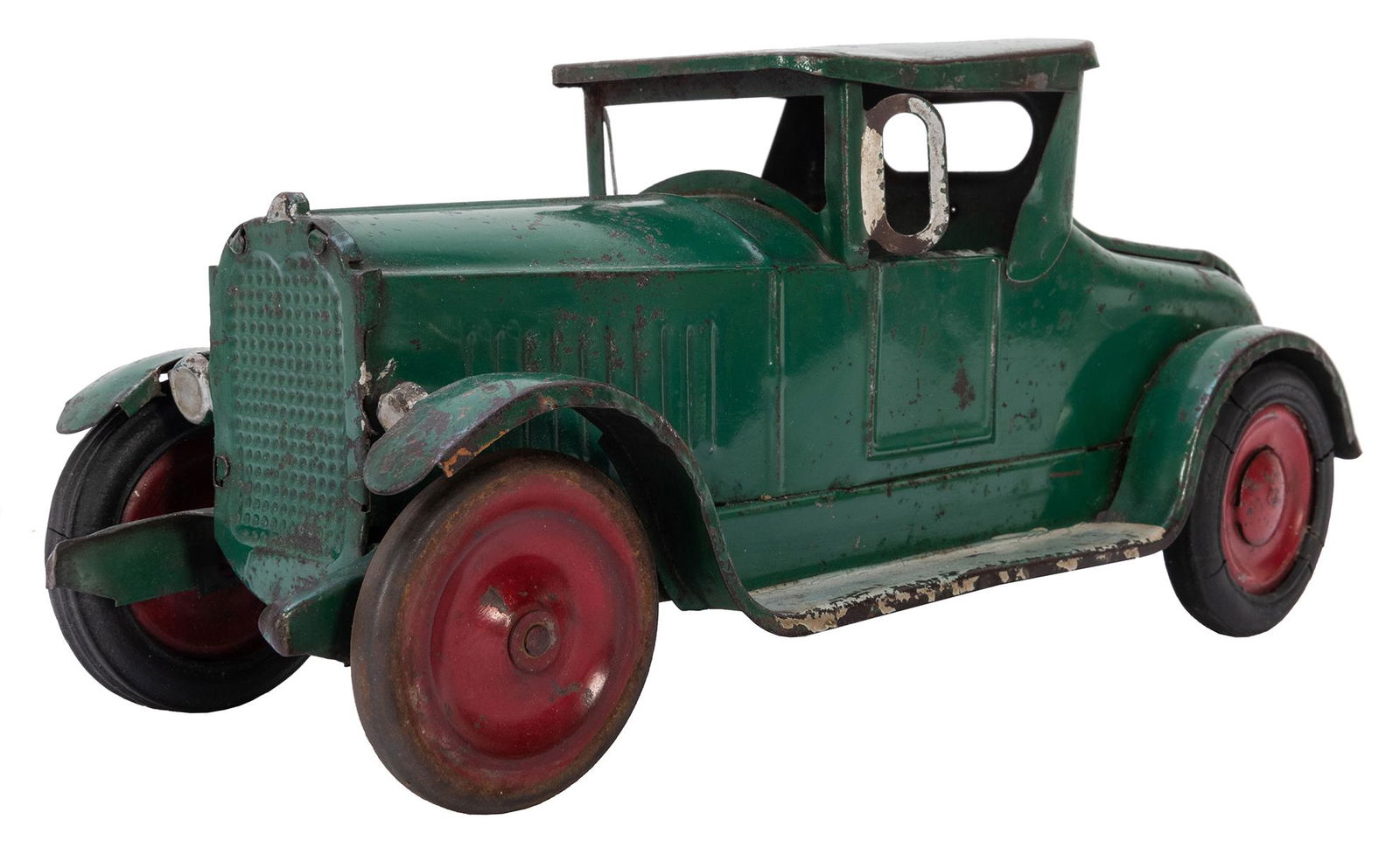 Dayton Coupe Friction Toy. Pressed steel, original (1 of 3)