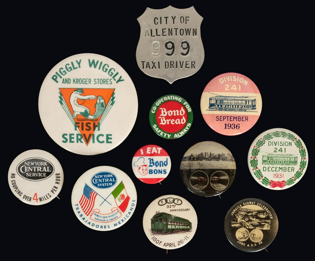 Railroad, Transportation, and Advertising Pins and (1 of 1)
