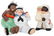 Pair of Bisque Black Americana Sailor Interracial