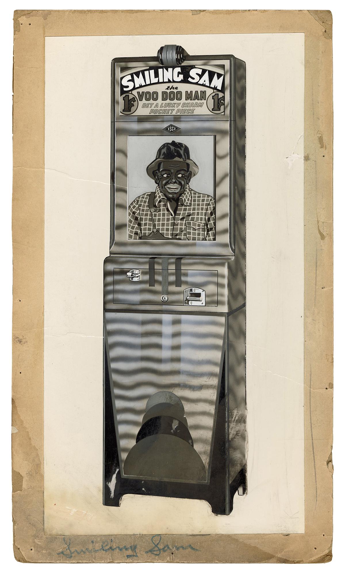 Original “Smiling Sam” Coin-Op Illustration (1 of 1)