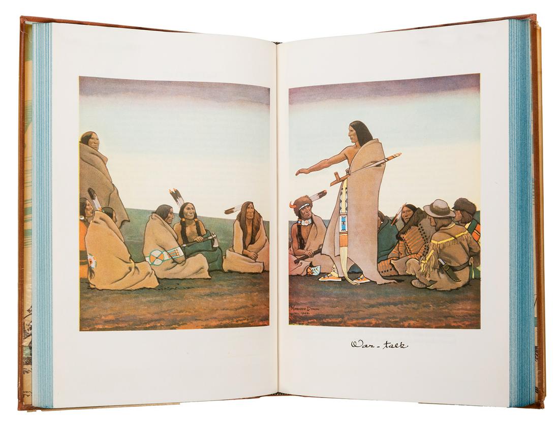 PARKMAN, Francis (1823–1893); WADE, Mason (1913–1986),: PARKMAN, Francis (1823–1893); WADE, Mason (1913–1986), editor. The Oregon Trail, signed by the illustrator. New York: printed for the members of the Limited Editions Club, 1943. 8vo. LIMITED EDITI