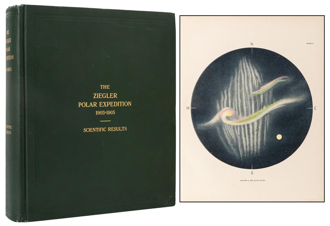 [POLAR EXPLORATION] FLEMING, John Ambrose (1849–1945),: [POLAR EXPLORATION] FLEMING, John Ambrose (1849–1945), editor. The Ziegler Polar Expedition: 1903–1905 Anthony Fiala, Commander; Scientific Results Obtained under the Direction of William J. Peter
