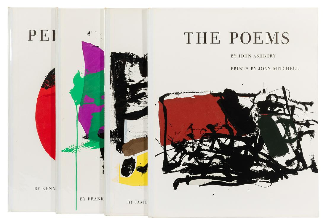 [TIBER PRESS – ABSTRACT EXPRESSIONISM] 1. ASHBERY,: [TIBER PRESS – ABSTRACT EXPRESSIONISM] 1. ASHBERY, John. The Poems. Prints by Joan MITCHELL 2. O'HARA, Frank. Odes. Prints by Michael GOLDBERG. 3. KOCH, Kenneth. Permanently. Prints by Alfred LESLIE
