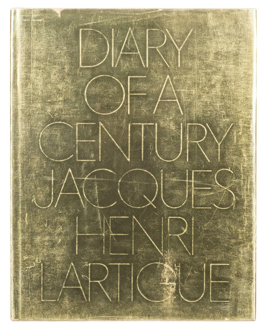 LARTIGUE, Henry; AVEDON, Richard, editor. Diary of a: LARTIGUE, Henry; AVEDON, Richard, editor. Diary of a Century. New York: The Viking Press, [1970]. 4to. FIRST EDITION, FIRST PRINTING. Profusely illustrated from black & white photographs by Lartigue. 