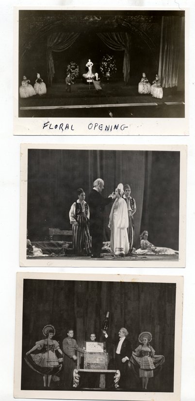Lot of 12 photographs, two signed and inscribed