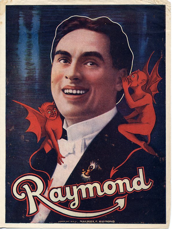 Raymond, Maurice. Three pieces of ephemera, one si