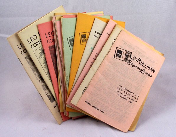 Leo Rullman, group of 23 catalogs