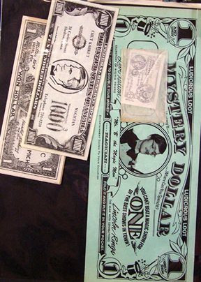 An accumulation of over 320 wooden nickels mounted - 7