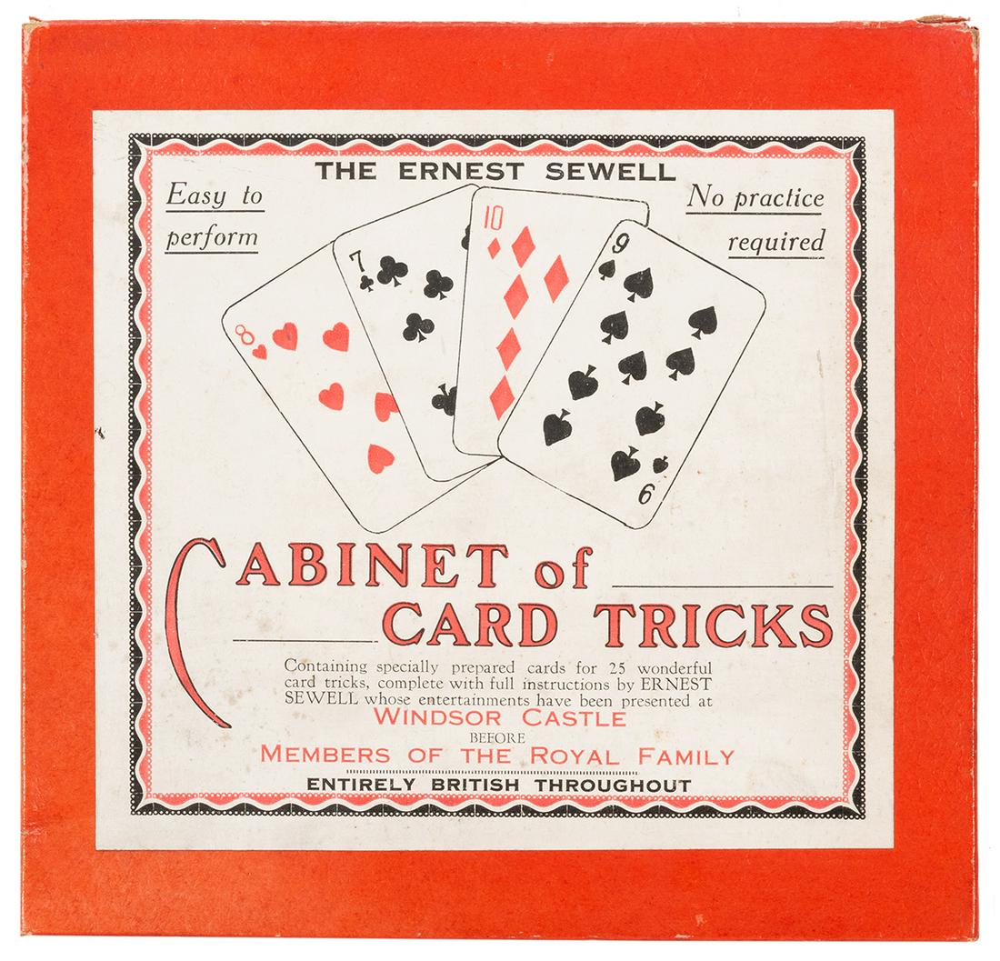 Ernest Sewell Cabinet of Card Tricks. British, ca. (1 of 2)