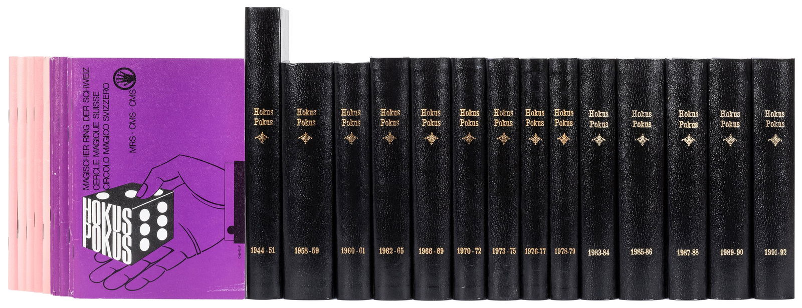Hokus Pokus. Bound Issues, 1944-1992. Large file of (1 of 1)