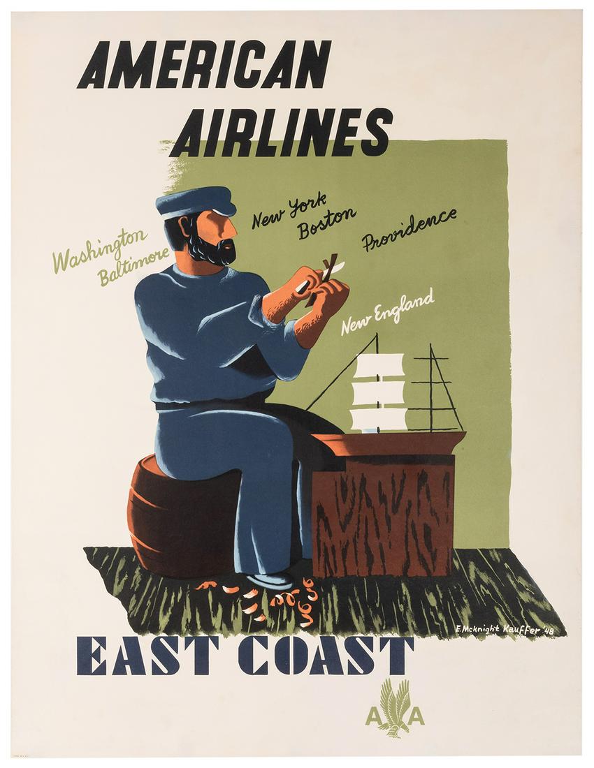 Kauffer, Edward McKnight (1890-1954). American Airlines (1 of 1)
