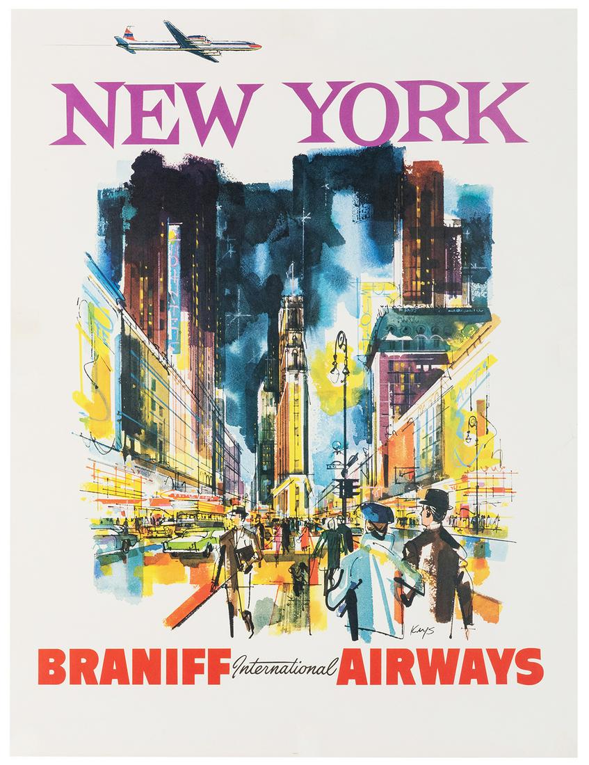 Braniff International Airways / New York. USA, ca. (1 of 1)