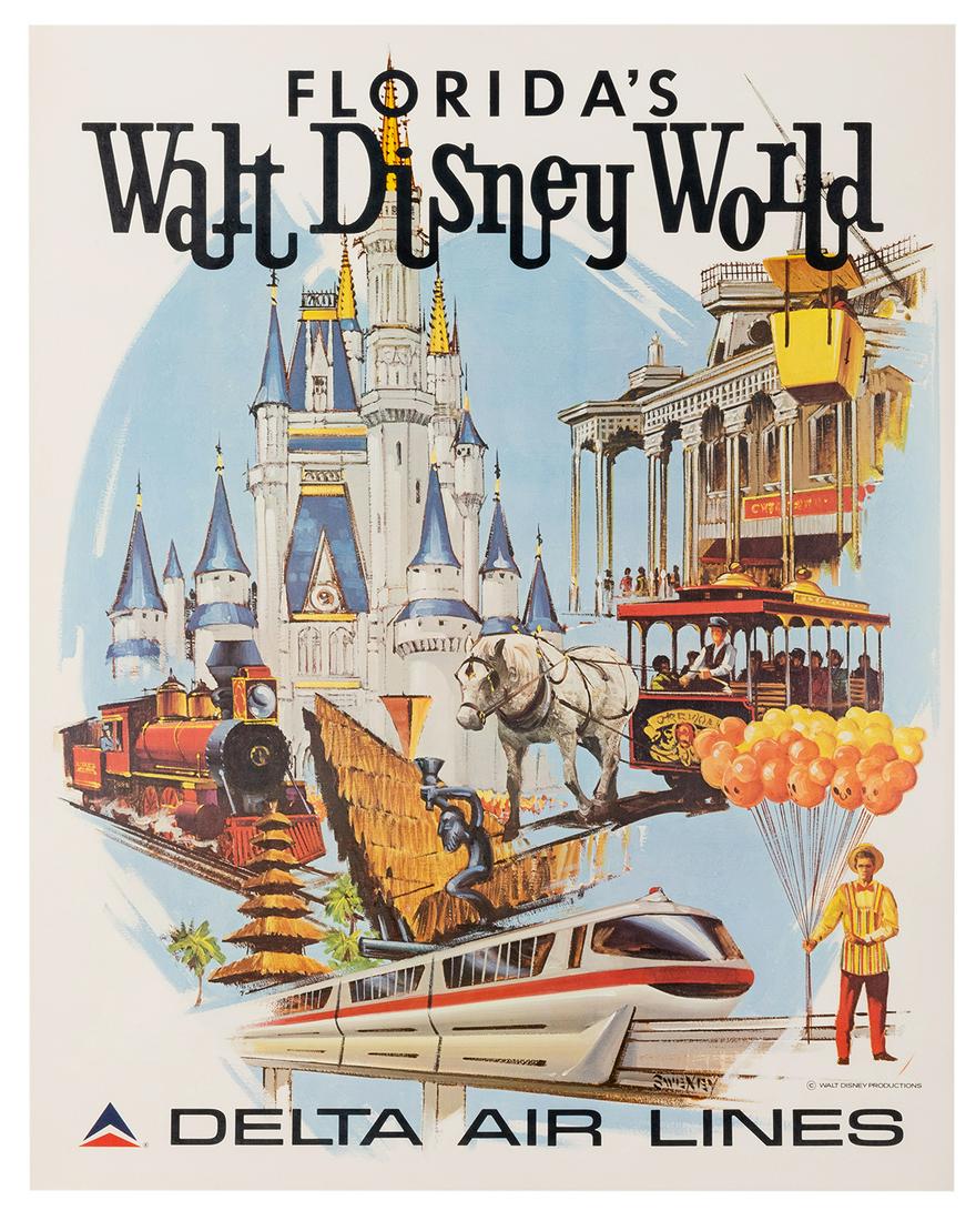 Disney Studio Air Races, Lithograph Poster 1933