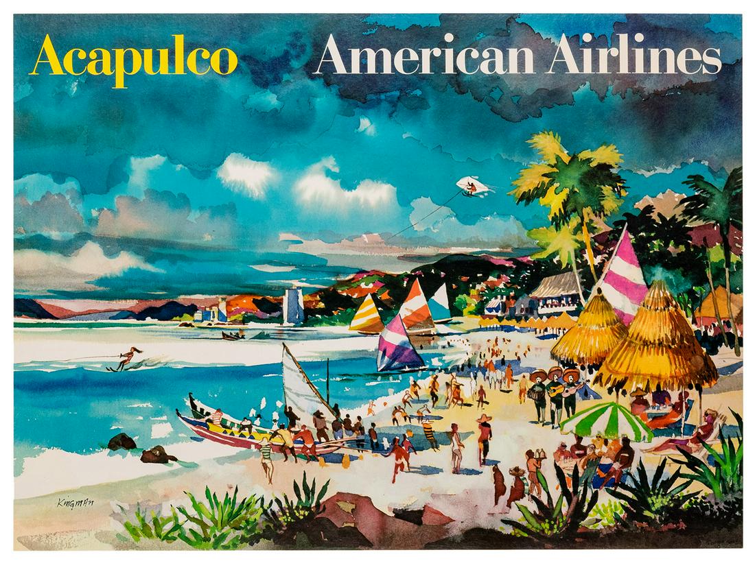 Kingman, Dong (1911-2000). American Airlines / (1 of 1)