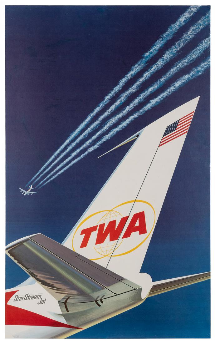 Klein, David (attributed to). TWA / Star Stream Jet. (1 of 1)