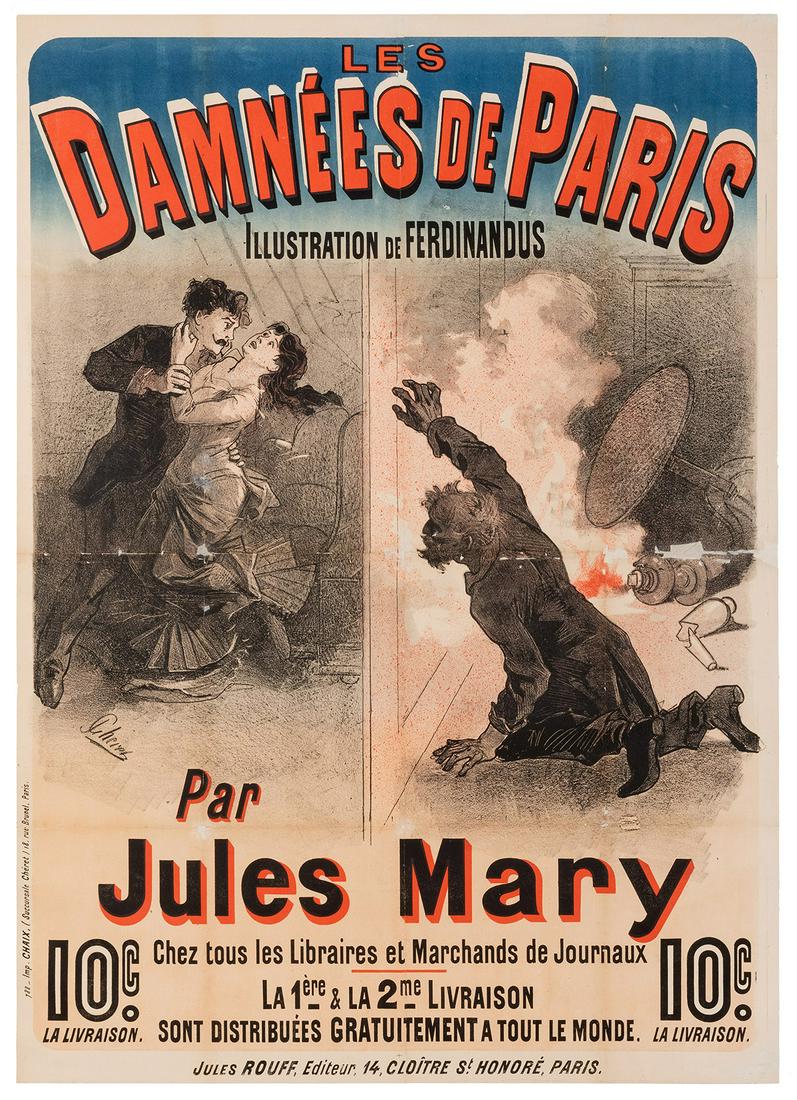 Chéret, Jules (1836–1932). Les Damnées (1 of 1)
