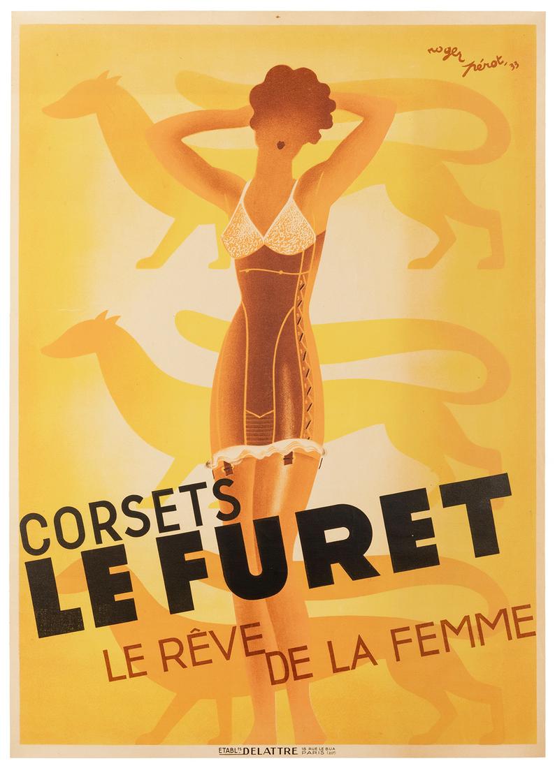 Pérot, Roger (1908–1976). Corsets le Furet. (1 of 1)