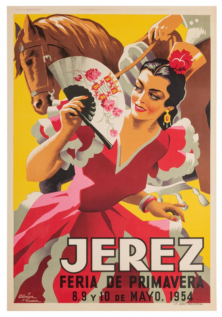 Gamez, Alvarez. Jerez / Feria de Primavera. 1954. (1 of 1)