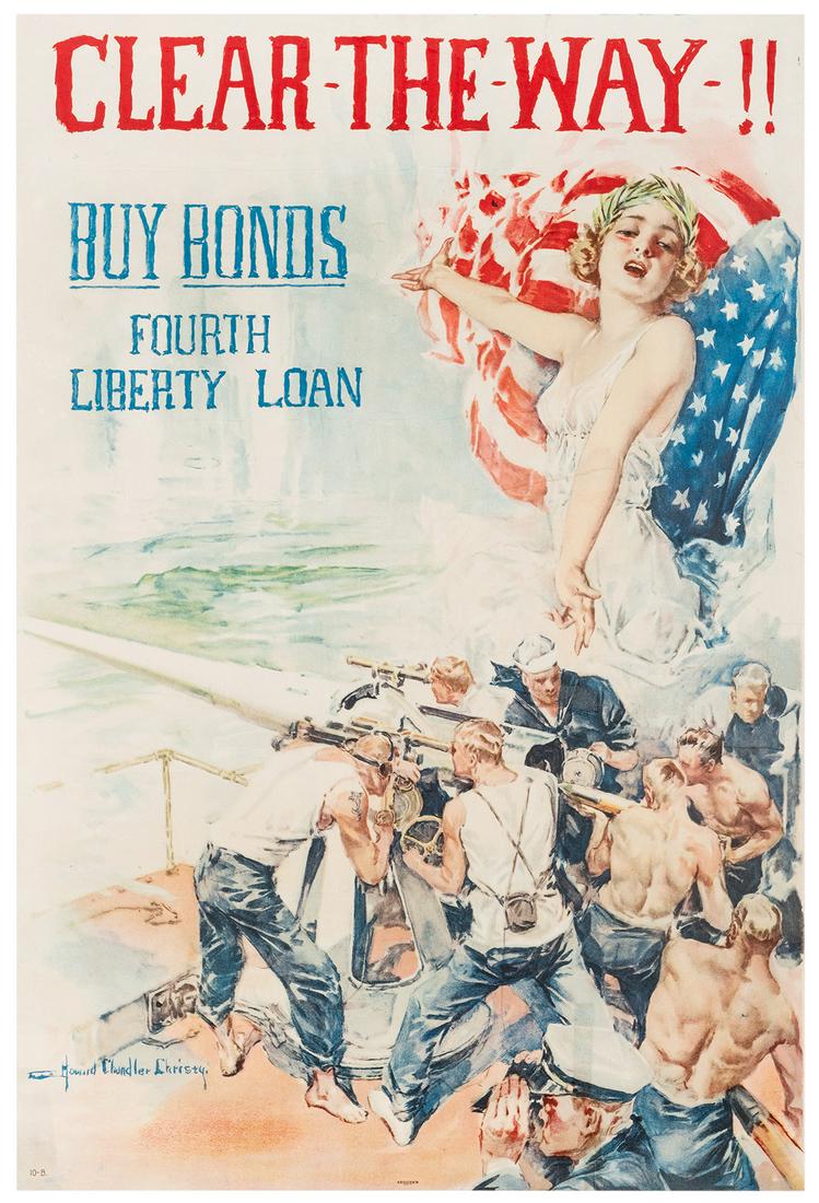 Christy, Howard Chandler (1873 -1952). Clear the Way!! (1 of 1)