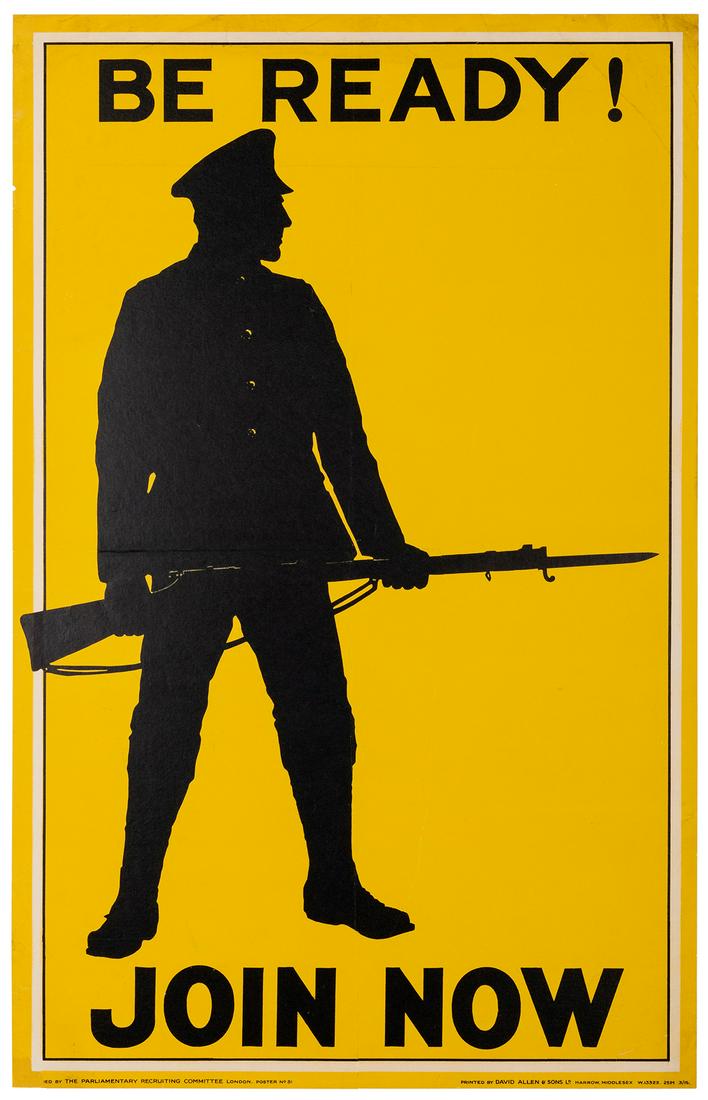 Be Ready! / Join Now. Middlesex: David Allen & Sons, (1 of 1)