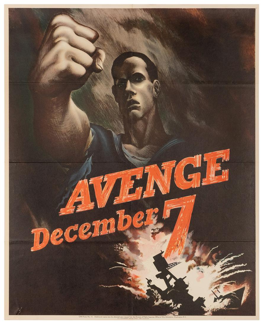 [WWII Propaganda] Avenge December 7. U.S. Government (1 of 1)