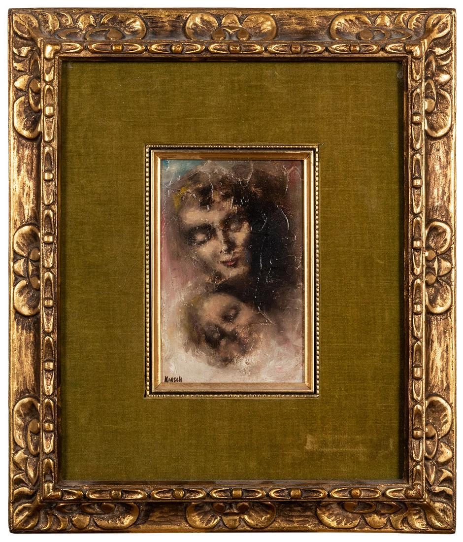 Kirsch, Frederick (1899-1981). Mother and Child. Oil on (1 of 1)