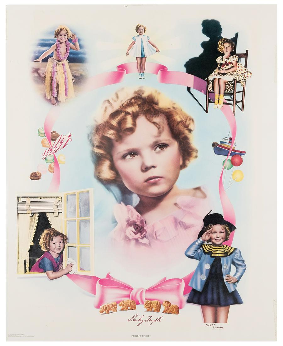 Shirley Temple Signed Poster. Nostalgia Merchant, 1977. (1 of 1)