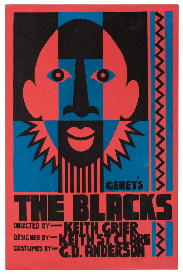 [Genet, Jean] The Blacks. N.p. [San Francisco], ca. (1 of 1)