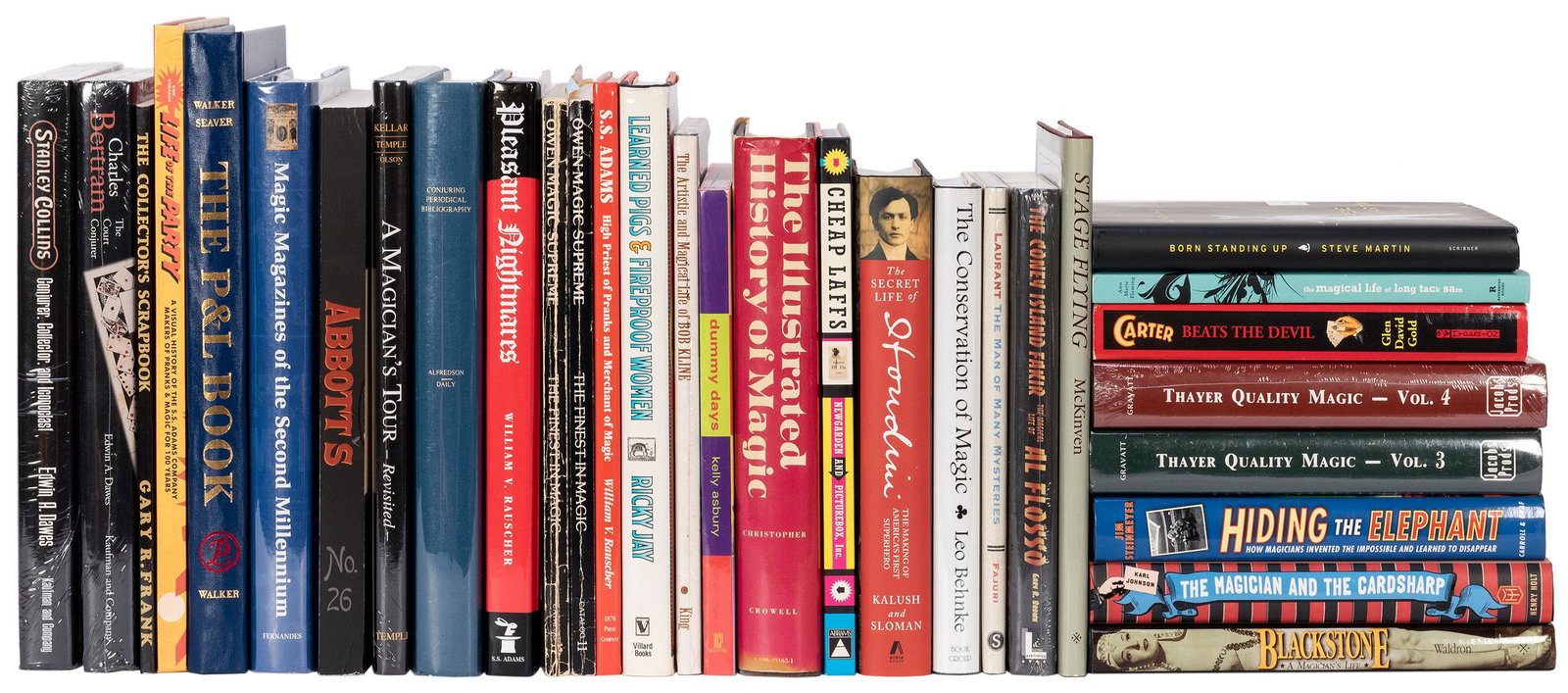 [Magic History] Collection of Contemporary Magic: [Magic History] Collection of Contemporary Magic History Books. Over 35 volumes, including Blackstone: A Magicianâ€™s Life by Waldron, The P&L Book by Walker & Seaver, books on Stanley Collins an