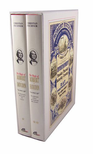 The Magic of Robert-Houdin, An Artist's Life: Fechner, Christian. The Magic of Robert-Houdin, An Artist's Life. Bolougne, 2002. Publisher's cloth, illustrated, with color plates. Two volumes in publisher's slipcase. One of a limited English editi
