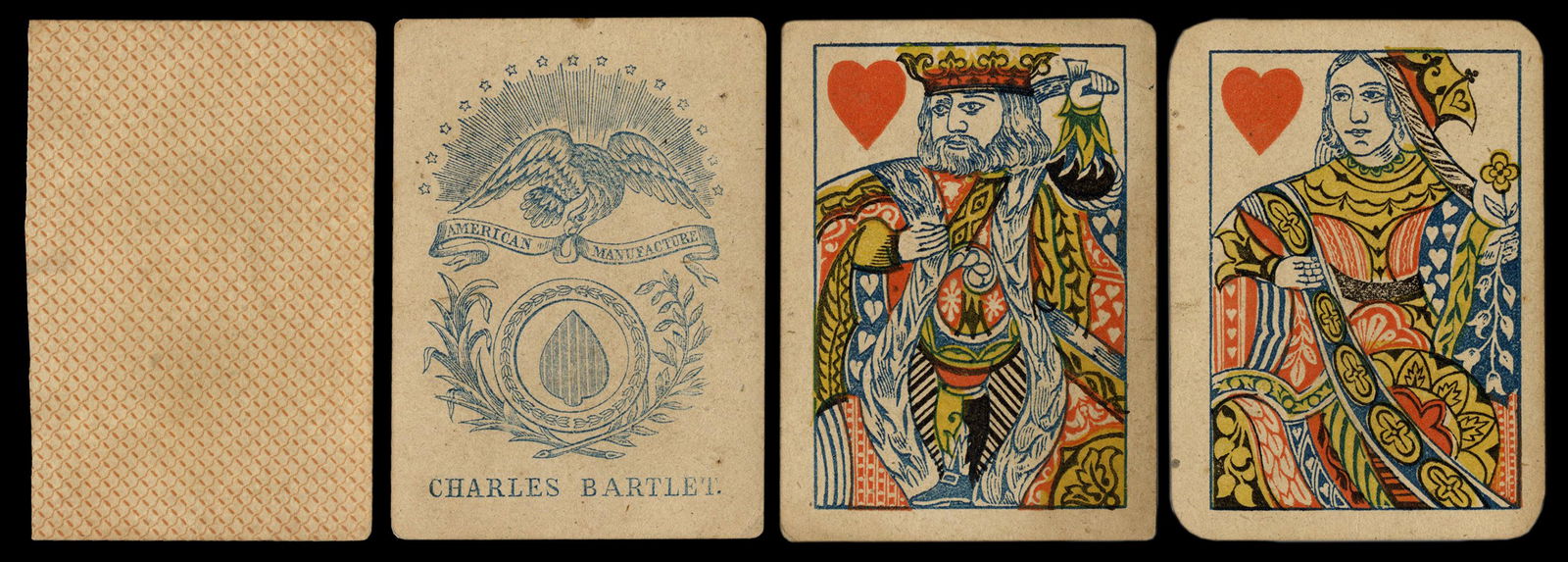 Charles Bartlet American Manufacture Playing Cards. (1 of 1)