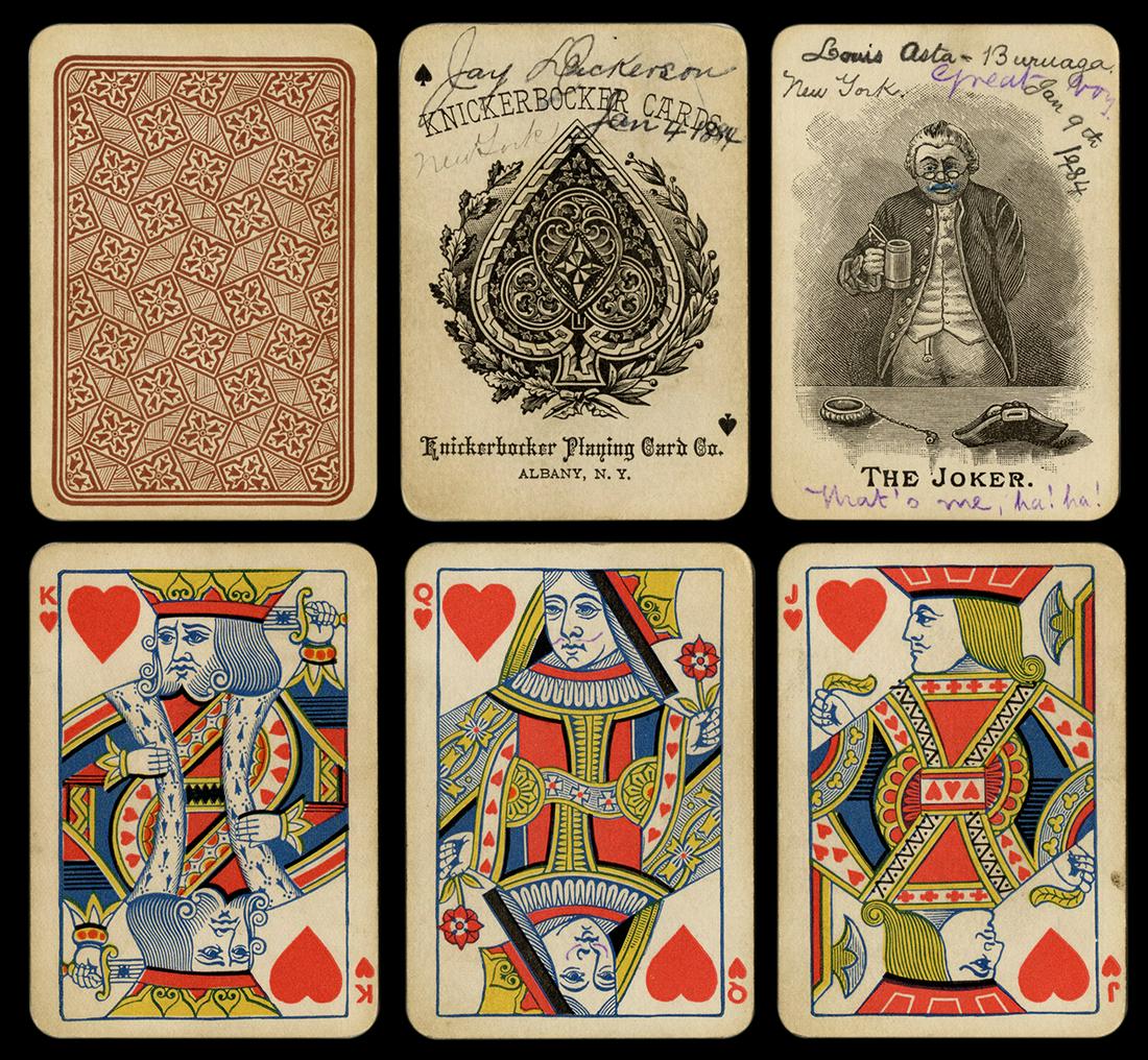 Knickerbocker Playing Card Co. Playing Cards. Albany, (1 of 1)