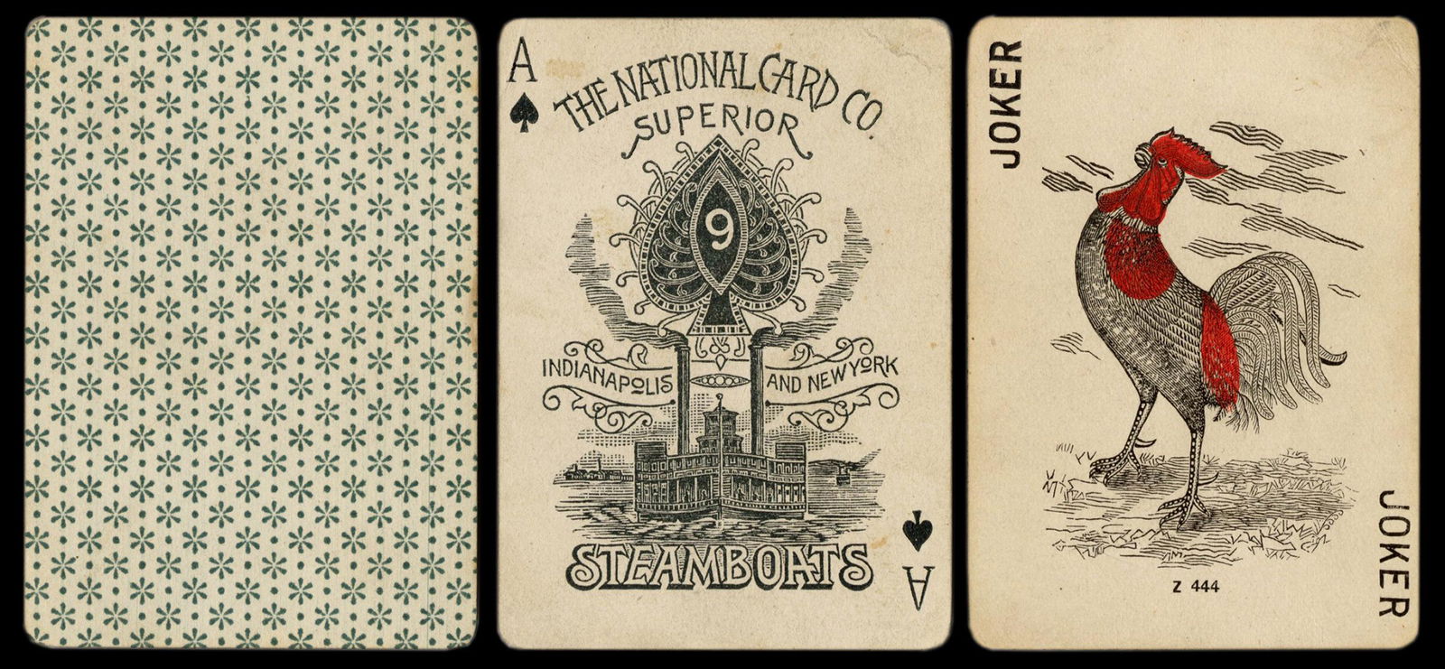 National Card Co. Superior Steamboats #9. Indianapolis (1 of 1)