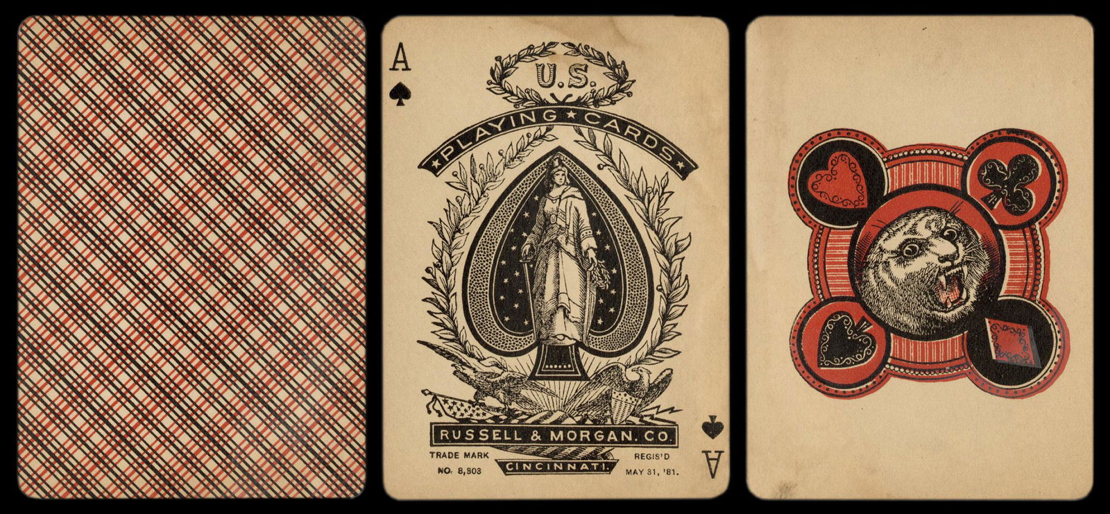 Tigers #101 Playing Cards. Cincinnati: Russell & (1 of 1)