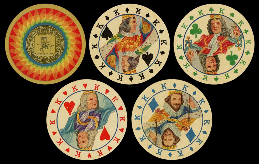 International Round Playing Cards. Chicago: (1 of 2)