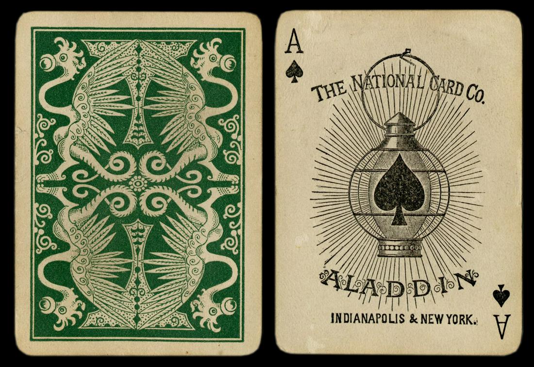 Aladdin #1001 Playing Cards. Indianapolis & New York: (1 of 2)