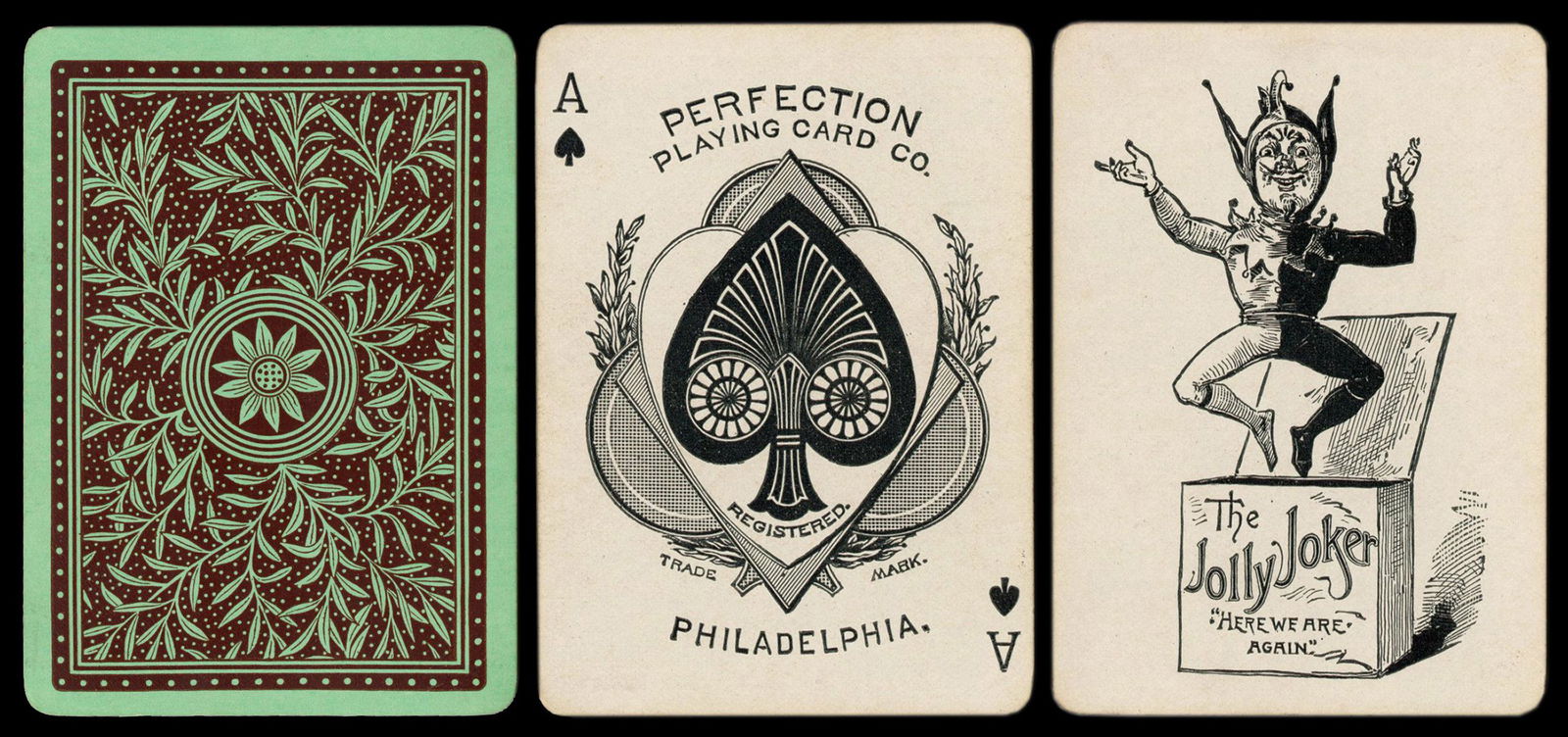 Perfection Playing Card Co. Playing Cards. (1 of 1)