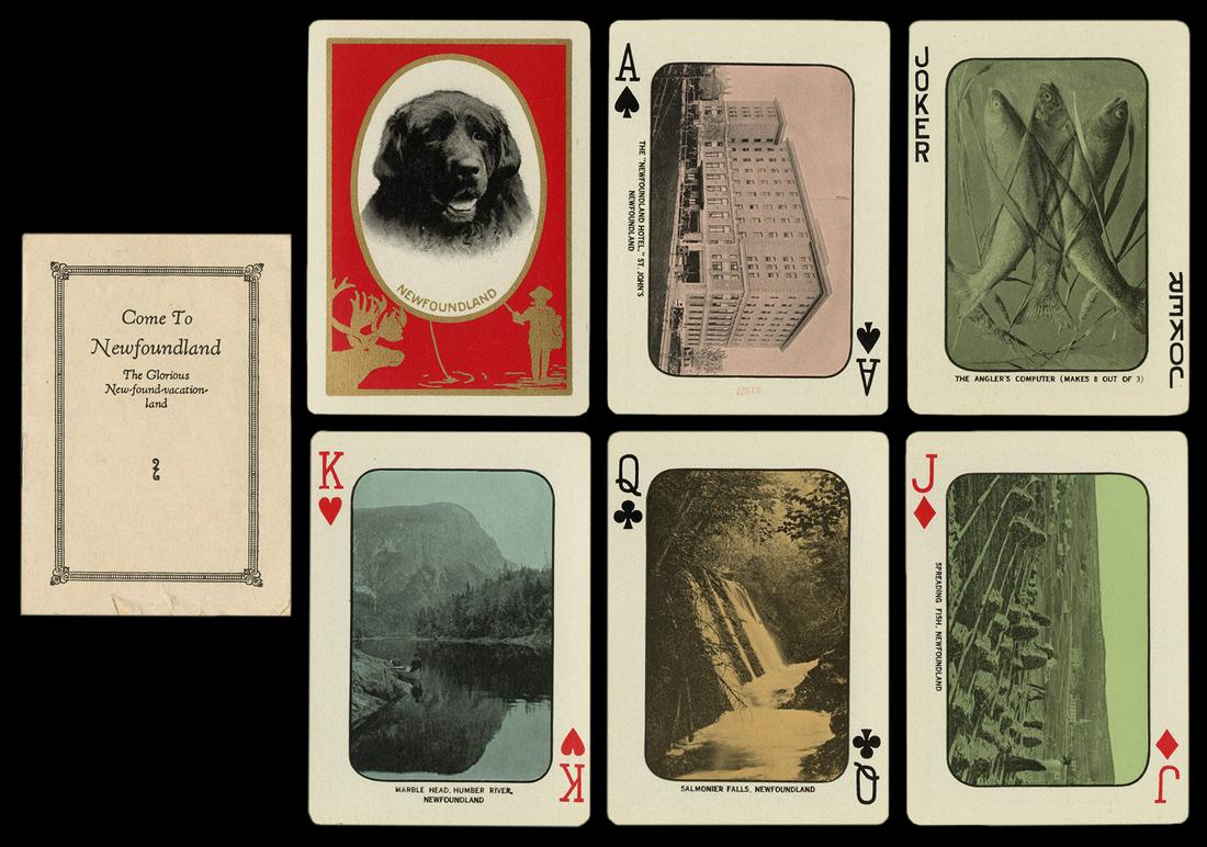 [Newfoundland] Newfoundland Souvenir Playing Cards. (1 of 2)